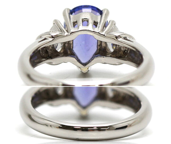 楽天市場】Pt900 タンザナイトリング 9号 1.75ct ダイヤモンド 0.31ct 