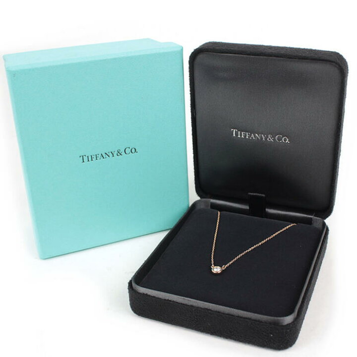楽天市場】Tiffany&Co. ティファニー バイザヤード ネックレス 一粒 