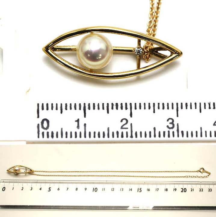 楽天市場】TASAKI タサキ パール付きネックレス 約42cm 真珠 約8mm 