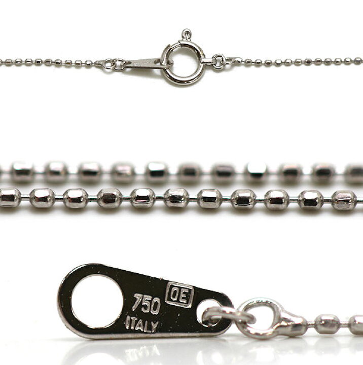 楽天市場】K18WG ネックレス 約40cm ルビー 0.59ct ピンクサファイア 