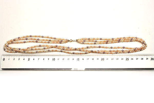 楽天市場】TASAKI タサキ フローラパール3連ネックレス 約60cm 真珠
