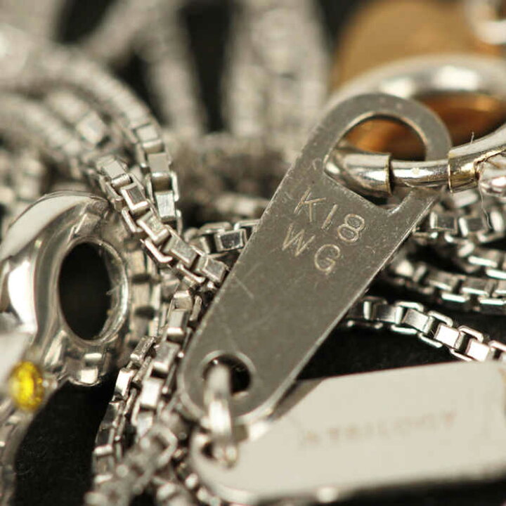 楽天市場】トリロジー ダイヤモンド 0.3ct ネックレス K18WG 18金 