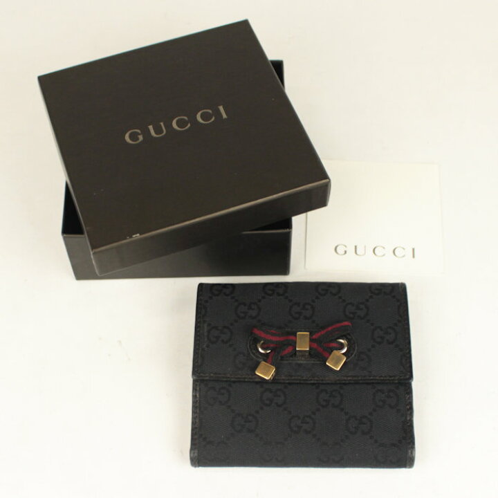 楽天市場】GUCCI プリンシー Wホック 財布 GGキャンバス 167465  