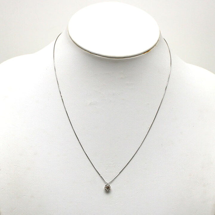 楽天市場】ダイヤモンドネックレス 0.6ct 約44.5cm Pt850 Pt900 