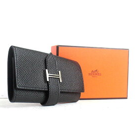 HERMES ベアン 4連キーケース エルメス ブラック □Q刻印 2013年 22543【中古】