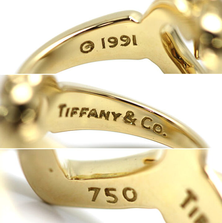 楽天市場】Tiffany&Co. ティファニー ハートリボンリング 6.5号 K18 18