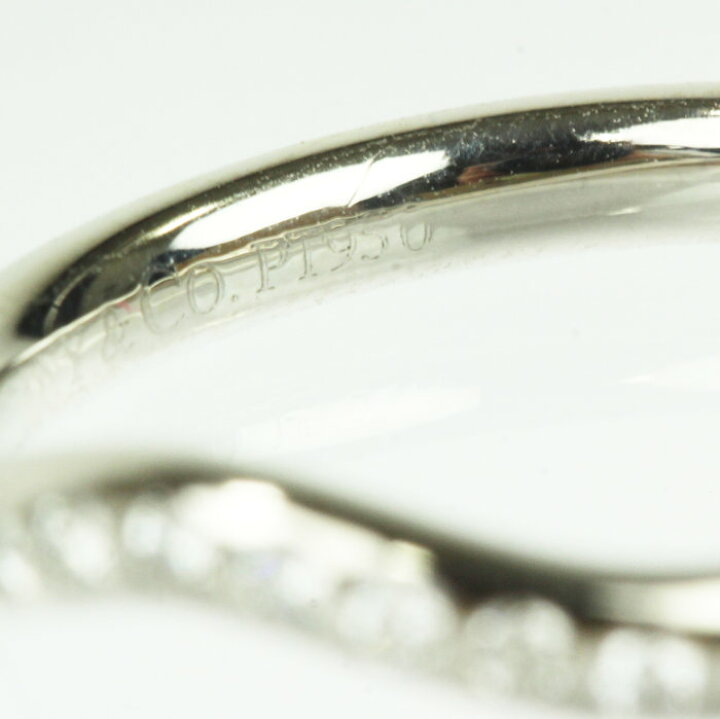 楽天市場】Tiffany&Co. ティファニー バンドリング ダイヤモンド Pt950  