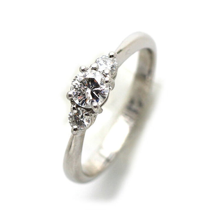 楽天市場】Pt900 ダイヤモンドリング 14号 0.37ct/0.17ct 約4.4g 