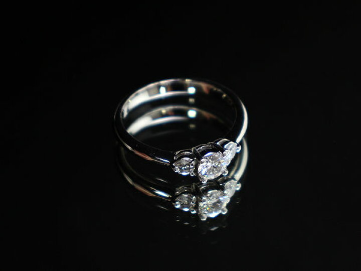 楽天市場】Pt900 ダイヤモンドリング 14号 0.37ct/0.17ct 約4.4g 