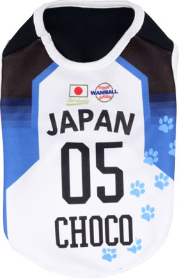 愛犬のお名前入り★侍ジャワン★ベースボールシャツ
