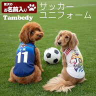 ＼初夏のBIGセール★開催中／【犬服 犬 服 犬の服 秋服 冬服用 名入れ】愛犬のお名前入り サッカーユニフ…