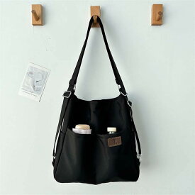 3way リュック バッグ 帆布 トートバッグ リュックサック 斜めがけ 手提げ 大容量 無地 カバン キャンバス a4バッグ かばん ショルダー ショルダーバッグ バックパック a4 通勤バッグ お洒落 おしゃれ ギフト カジュアル 通勤 通学 旅行 送料無料 黒 ブラック