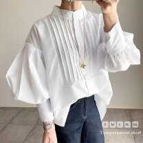 楽天市場】パフスリーブ シャツ 長袖 ホワイトの通販 