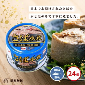 キョクヨー さば水煮 160g × 24缶 まとめ買い サバ缶 鯖缶 缶詰 非常食 保存食 備蓄用 常備用 買い置き おかず アレンジ簡単 時短調理 和食 高タンパク 低脂肪 ストック用 長期保存 健康志向