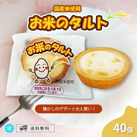 日東ベスト 新 お米のタルト 冷凍 35g×40個 1ケース スイーツ お菓子 おやつ デザート タルト生地 子供 ギフト 贈り物 プレゼント 誕生日 クリスマス バレンタイン お米 給食 懐