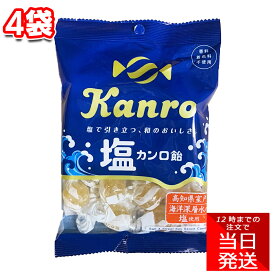 【ポイント5倍】カンロ 塩カンロ飴 140g 4袋 セット まとめ買い しょっぱい 塩分補給 夏 カンロ飴食堂 マイルド アメ キャンディ あめ お菓子 おやつ 職場 勉強 家事 作業 移動 小腹 間食