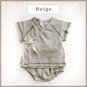 【即納】刺繍名入れ ワッフル生地 前開き セットアップ 退院着 パジャマ ルームウエア ベビー服 ベビー 子供服 赤ちゃん ムーン柄 コットン 夏 可愛い シンプル 即日発送 ユニセックス 男の