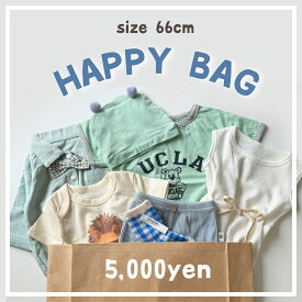 【即納】HAPPY BAG 66cm A003 福袋 ハッピーバッグ 出産祝いセット セット売り まとめ売り 中身が見える ベビー ベビー服 赤ちゃん 赤ちゃん服 セール キッズ福袋 ベビー福袋 お得 ロンパース セットアップ カバーオール 夏服 春服 男の子 女の子 可愛い 送料無料