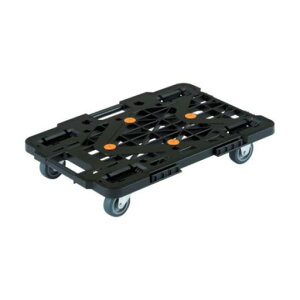 トラスコ中山(TRUSCO)平台車軽量ルートバンメッシュタイプ連結・スタッキング可能ブラック515x385mm荷重100kgMPK-500-BK