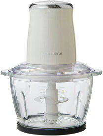 ラララクタス(Lalaluctus)フードチョッパーコードレス充電式1台7役(刻む/混ぜる/練る/潰す/砕く/おろす/泡立てる)600mlガラス仕様アタッチメント3種強さ2段階調節SE6800