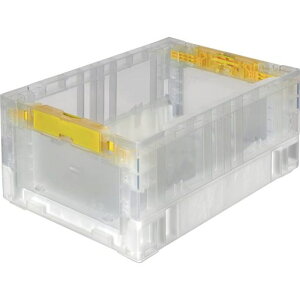 トラスコ中山(TRUSCO)折りたたみコンテナ収納ケース収納ボックス透明14LTR-S14-TM