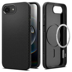Spigen �y�n��19�N�̋Z�p�́z iPhone 17e / 16e �P�[�X MagSafe �}�O�l�b�g���� �X�g���b�v�z�[�� �}�b�g TPU �o���p�[ �ϏՌ� �ČRMIL�K�i ���L�b�h�E�G�A�E�}�O�t�B�b�g ACS09151 (�}�b�g�E�u���b�N)