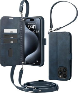 Spigen �y�n��18�N�̋Z�p�́z iPhone 15 Pro Max �P�[�X �蒠�^ �v �V�����_�[ �X�g���b�v ���z �}�O�l�b�g�� �J�[�h���[ �X�^���h�@�\ �J�[�h �E�H���b�gS�v�� ACS06606 (�l�C�r�[)