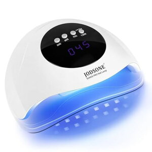 JODSONEホワイトジェルネイルライトUV+LED24灯ビーズ搭載自動センサー/4段タイマー360°照射硬化ムラ防止サロン・家庭用ネイルドライヤー(2025年最新人気カラー)