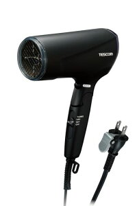 テスコムドライヤープロテクトイオン折りたたみ速乾小型軽量冷温風Speedomラク抜きプラグブラックTD570A-K
