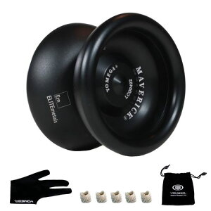 Yomega Maverick - Professional Aluminum Metal Yoyo for Kids and Beginners with C Size Ball Bearing for Advanced yo yo Tricks