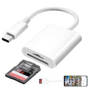 SD�J�[�h���[�_�[ sd�J�[�h �^�C�vc ���[�_�[ type-c �J�[�h���[�_�[ USB 3.0 OTG�@�\ 2in1 SD/TF�J�[�h �ʐ^/�r�f�I/�t�@�C�� i-Phone17/Macbook/Android/USB C�Ȃǋ@��ɓK�p