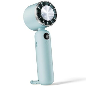 【2025新登場瞬間冷却】SHISHAMOハンディファン冷却プレート付き携帯扇風機5000mAh大容量電池長時間連続使用3段階風量調節強風静音LEDディスプレイ手持ち/首掛け/卓上扇風機ミニファンハン…