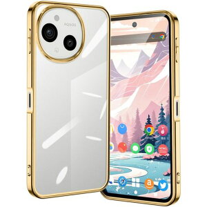 AQUOSSense10/sense9�P�[�X�N���A�ϏՌ�SH-53FSH-M33SH-53ESHG14SH-M29�A�N�I�Xsense9�P�[�X�����X�}�z�P�[�X�J�o�[TPU�X�g���b�v�z�[���t��(�S�[���h)