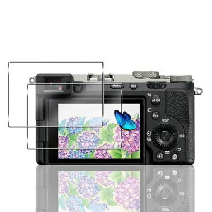 �Ή� SONY ��7C II / ��7CR / ��6700 ILCE-6700 �K���X�t�B���� �t�B���� �y2���Z�b�g ���{���Ɏq �d�x9H�z