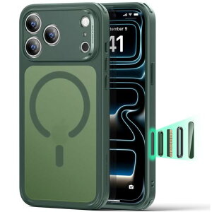 �y3�{�ČRMIL�K�i�EMagSafe�Ή��zESR iPhone 17 Pro �P�[�X ���C�����X�[�d �X�g���b�v�z�[���t�� �G�A�K�[�h�R�[�i�[ 25W�����[�d Qi2.2�Ή� 4H���ɋ����w�� ���h�~ ����~�� �w��h�~ �ϏՌ� �ω���