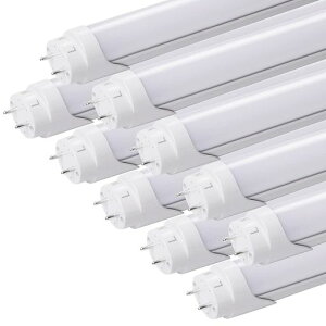 片側給電led蛍光灯40W型LED直管ランプ明るさ2600LM消費電力18w省エネ昼白色5000k電気代の節約耐久性に優れている長期間使用T8直管G13口金120cmPL賠償責任保険加入済み10本セット