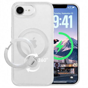 CASEKOO iPhone 17e/16e �p �P�[�X�y2026�ō�����&��_360�x��]�z�ČRMIL�K�i �ϏՌ� MagSafe�Ή� ���ϋv���y���c�����E�p�x���R�����z�}���[�d�Ή� �w��h�~/�}�b�g�d�グ/���ϖh�~/������ �������c