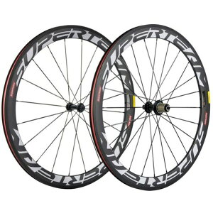 SUPERTEAM 50mm �N�����`�� �[�z�C�[���Z�b�g700c 23mm ���[�h�o�C�N �J�[�{�� �z�C�[�� (�z���C�g)