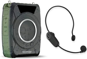 WWINBRIDGE�g����20W�|�[�^�u���g����IPX6�h���^��/USB/AUX����/TF�J�[�h/�~���[�g/sos�A���[���@�\���y�Đ����^�X�s�[�J�[PA�V�X�e���n���Y�t���[�C�x���g���K�w����c���t�p���{������t��M801
