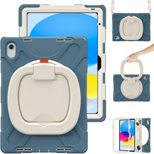 Moogukadan iPad 10 ��10���� 2022/iPad 11(A16)2025 ��11���� �p�̃P�[�X ���|�� �V�����_�[�X�g���b�v 360°��]�x���g �X�^���h �y���V�����[ �ČRMIL���i �ϏՌ� �L�b�Y ���킢�� �q�� �A�E�g�h�A