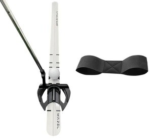 MAZEL(マゼル)ゴルフパター練習器具パターレールパッティングレールパタートレーナー(パターレール(90CM)+矯正ベルト)