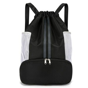 MGizoDtiSpectrumスポーツリュックナップサックジムサックボールバッグボール入れる袋巾着撥水軽量靴袋乾湿分離大容量学生大容量学生運動男女兼用