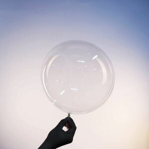 【LEISURECLUB】透明バルーンビニール風船ボボバルーンクリア飾り付けハート星クリアボボボバルーンアクアバルーン透明PVCバルーン極厚50個入り13CMセット丸風船飾りパーティーお祝い誕生…