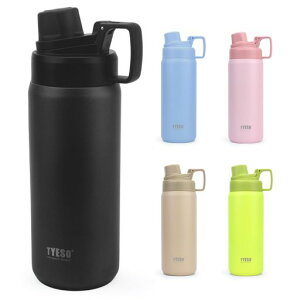 TYESO ���� 750ml �^��f�M �X�e�����X�{�g�� ������ �L�� �ۗ� �X�|�[�c�{�g�� �y�� �􂢂₷�� �R��h�~ �t�^��̌^�n���h�� ��l �q�� �W�� �A�E�g�h�A