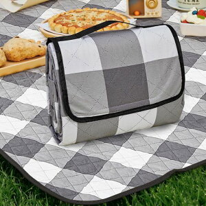 VECELOレジャーシート幅150x奥行200cm軽量収納袋付きコンパクト運動会花見防水防湿持ち運びバッグ付き折りたたみテントビーチキャンプ用品防災グレー