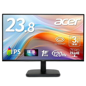 Acer���j�^�[23.8�C���`�t��HD�����IPS120Hz1ms(VRB)sRGB99%AdaptiveSyncHDMI1.4�~�jD-Sub15�s���X�s�[�J�[�E�w�b�h�t�H���[�q�������͒[�qVESA�}�E���g�Ή�