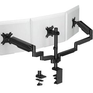 FORGINGMOUNT���j�^�[�A�[���K�X���g���v��3��ʏ㉺�c/�����щ�13-27�C���`VESA�K�i75/100�ω׏d�e8kg�f�B�X�v���C�X�^���h�P�[�u�����[