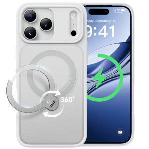 �y2026�ō�����&��_360�x��]�zCASEKOOiPhone17Pro�p�P�[�XMagSafe�Ή��ČRMIL�K�i360°�S�����ϏՌ��y���c�����E�p�x���R�����z�ő�25W�}���[�d�Ή��w��h�~/�}�b�g�d�グ/���ϖh�~/������