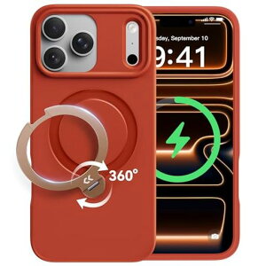 �y2025�V�o��E�@�\���̋ɂ݁zCASEKOOiPhone17ProMax�p�P�[�X360�x��]�X�^���hMagSafe�Ή��ČRMIL�K�i360°�S�����ϏՌ�����~�߃}�b�g�d�グ���ϖh�~���C�����X�[�d�Ή��X�g���b�v�z�[���t��