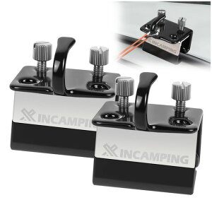 カージョイントXincampingカーサイドタープ用カージョイント強力耐荷重タープグリップテントアクセサリー取り付け簡単キャンプ部品自在金具2個セット日本語説明書付き